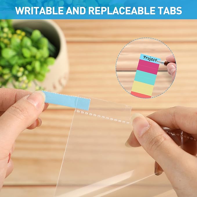 HABGP Binder Dividers with Tabs, 8 Tab Sheet Protectors - Image 3