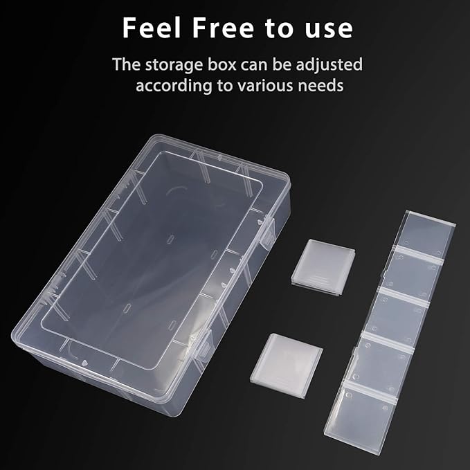 2 Pack 15 Grids Clear Plastic Organizer Box - Image 4