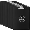 ZCZN Metal Clipboard, 6 Pack Heavy Duty Aluminum Clipboards 12 x 9 Inches by ZCZN