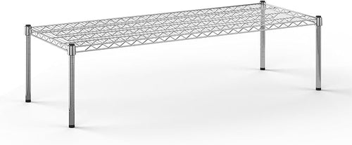 21''W x 54''L x 14''H Chrome Plated Wire Dunnage Rack | Off The Floor Storage by Regal+Altair