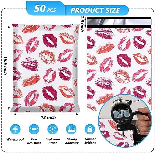 Poly Mailer 12x15.5 Inch 50 Pcs, Shipping Bags for Clothing - Image 2