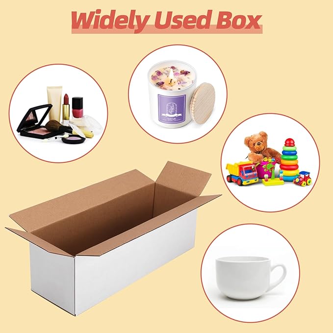 25 Pack Small Shipping Boxes 12x4x4 Inches - Image 5