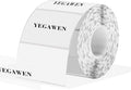 3x2 Inch Transparent Thermal Labels Stickers, Self-Adhesive Clear Waterproof by Unknown