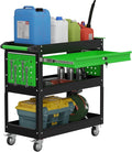 Heavy Duty 3 Tier Tool Cart, Mechanic Metal Rolling Tool Cart by Maemttes