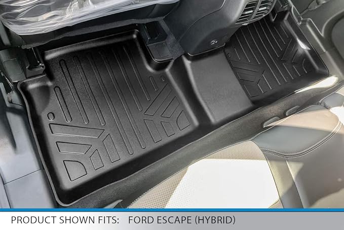 SMARTLINER Custom Floor Mats and Cargo Liner Behind 2nd Row Compatible - Image 4