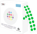 PARLAIM 1/4 Inch Round Permanent Adhesive Color-Code Dot Stickers, 1000 by PARLAIM