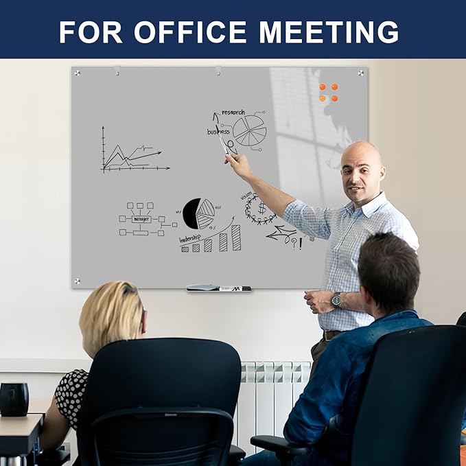 TSJ OFFICE Glass Dry-Erase Board - Image 8