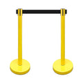 VIP Crowd Control Retractable Belt Stanchion Queue Safety Barrier Set by CrowdControlCenter