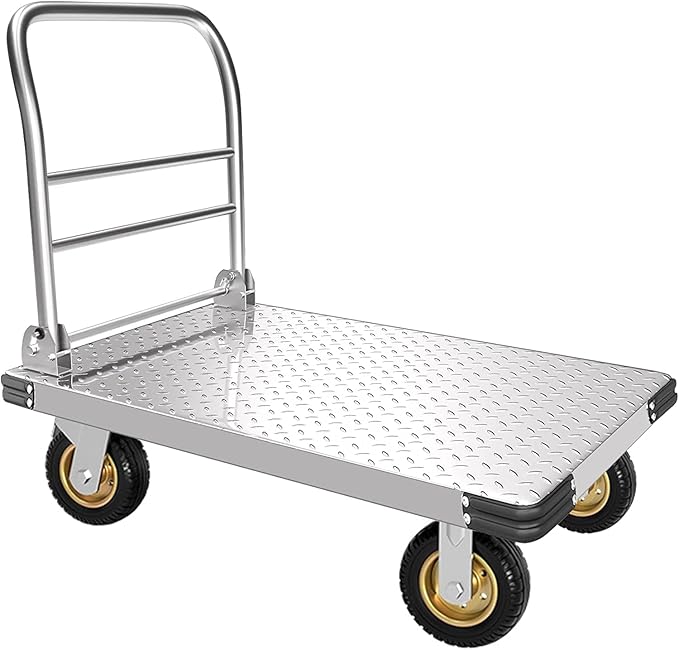 Platform Truck Heavy Duty Push Cart Dolly by ChincoStar