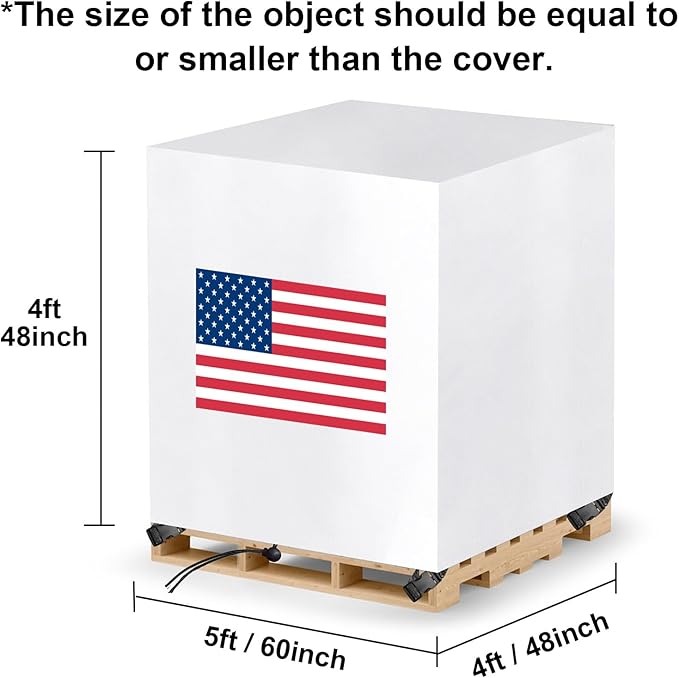 Pallet Cover Tarp Waterproof, Pallet Covers Heavy Duty Waterproof bulk Pallet - Image 6