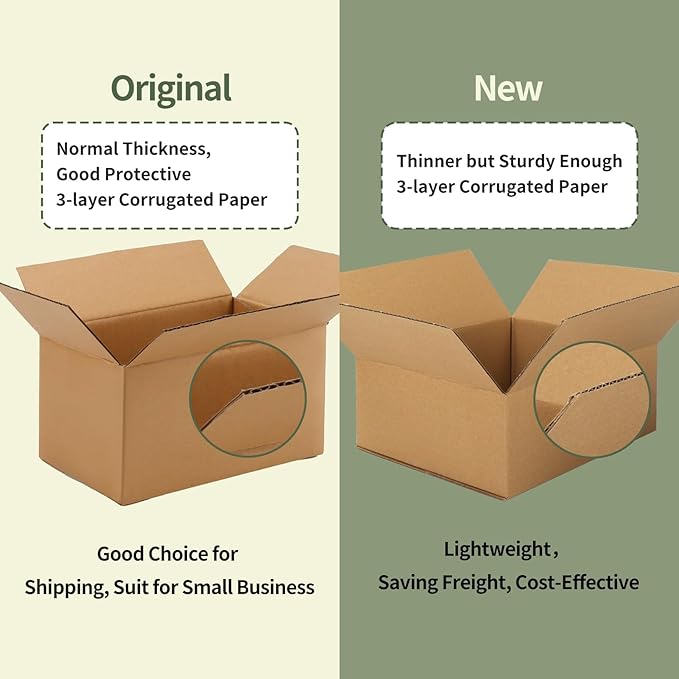 CRUGLA 40 Packs 12x4x4 Shipping Boxes - Image 3