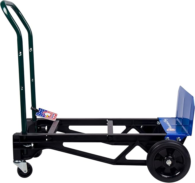 400 lb Capacity Ultra Lightweight Super Strong Nylon Convertible Hand Truck & - Image 7