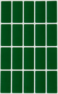 Royal Green Small Rectangle Stickers 1.57 inch x 0.75 inch Color Code Labels in by RoyalGreen