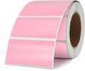 Pink Color Coding Labels 1 × 2 Inches Self-Adhesive Vinyl Rectangle Stickers by YIKIADA
