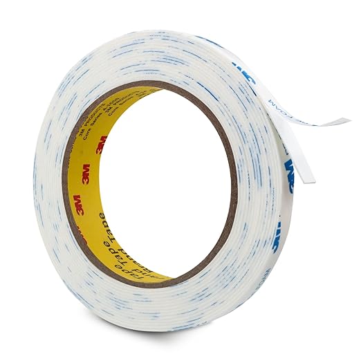 3M Double Sided Tape 0.5"×16.5Ft, No Damage Double Sided Wall Tape, Heavy Duty by 3MFullRangeProducts