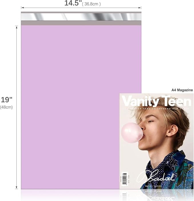 Fuxury Poly Mailers 14.5x19 Inch 200 Pcs, Waterproof Shipping Bags - Image 2