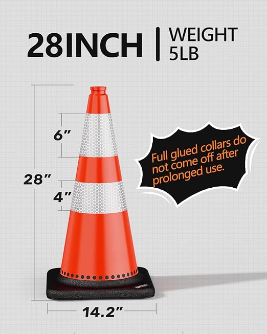 BATTIFE Traffic Cones 28 Inch - Image 7