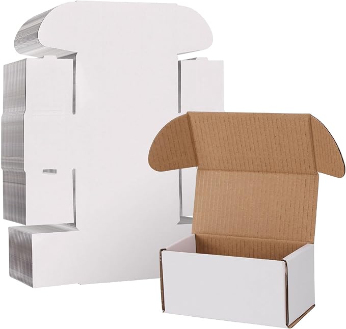 WIFTREY 100 Pack 4.6x2.2x2.2 Small Shipping Boxes by WIFTREY