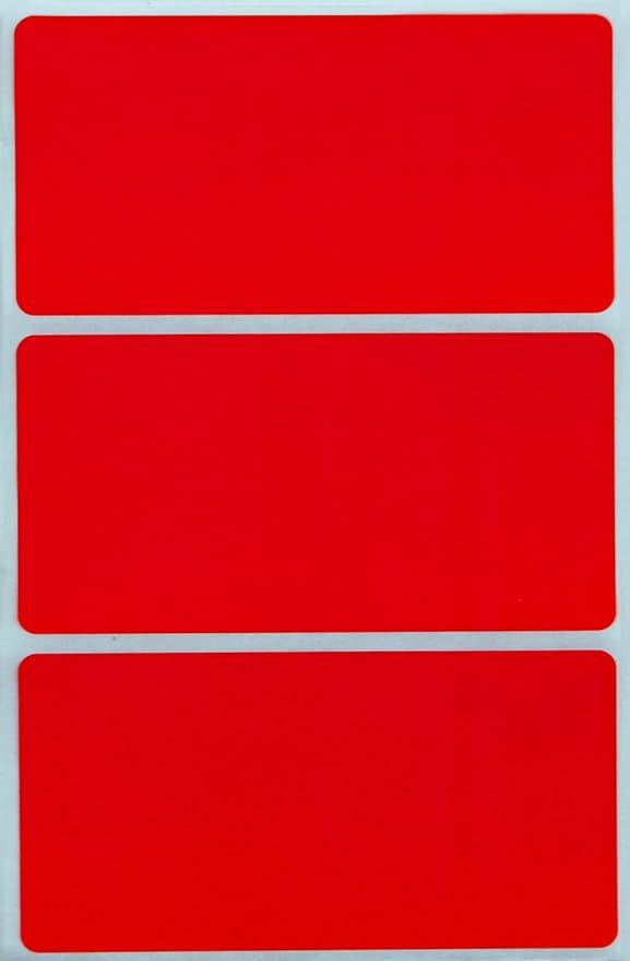 Royal Green Rectangular Stickers Color-Coding Labels by RoyalGreen