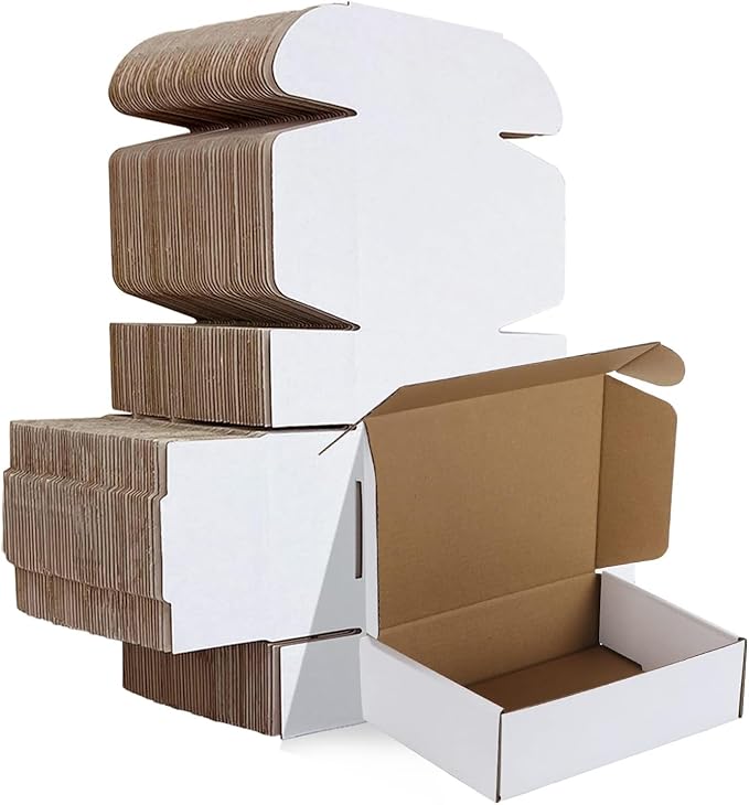 HORLIMER 7x5x2 Small Shipping Boxes Set of 50 by HORLIMER