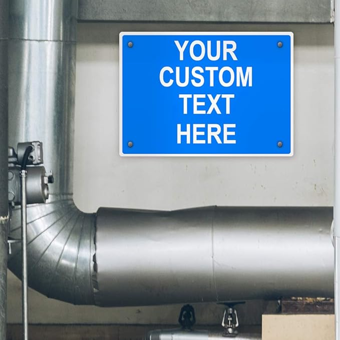Aluminum Weatherproof Metal Sign Multiple Sizes Custom Personalized Text Here - Image 4