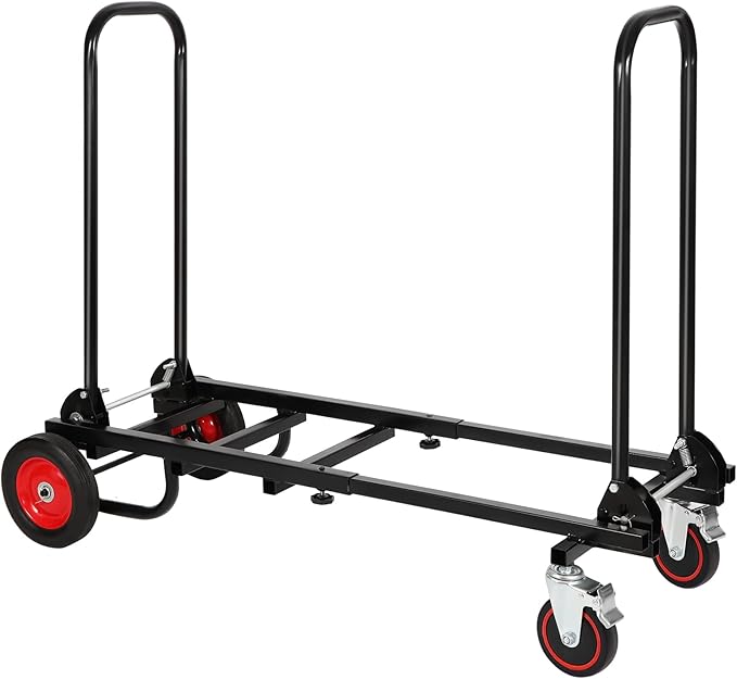 RedSwing Folding Multi-Utility Dolly Cart, Heavy Duty 8-in-1 Convertible Cart by RedSwing