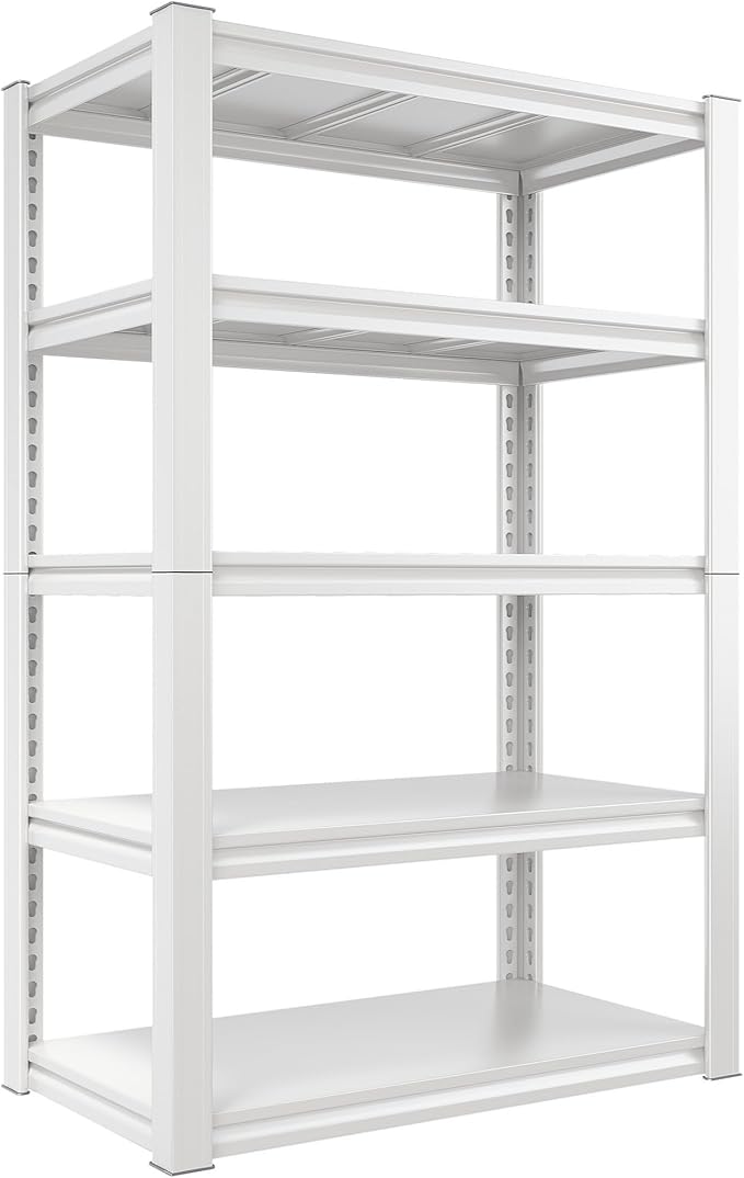 Raybee 72''H Garage Shelving, Storage Shelves 2010LBS, Adjustable 5 Tier Metal - Image 8