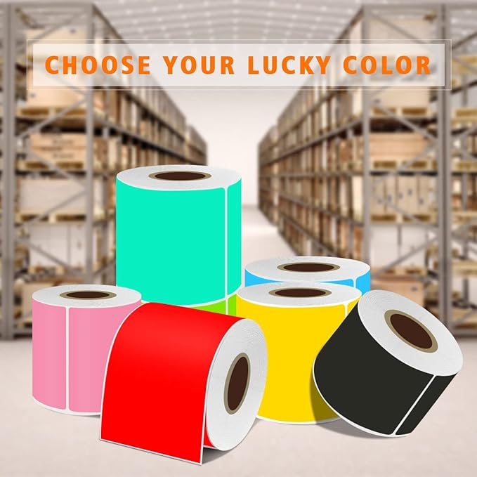 PARLAIM 3 X 5 Inch 250 Per Roll Rectangle Inventory Color Coding Labels - Image 7