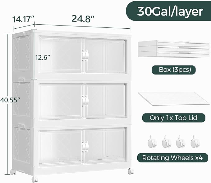 90Gal Stackable Storage Bins - Image 2