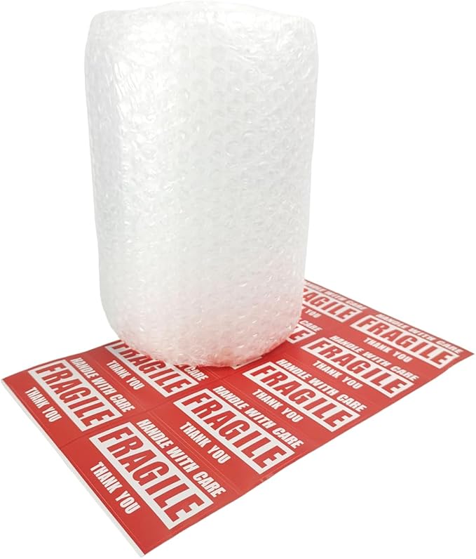 Bubble Cushioning Wrap Roll 8in x 36ft 1roll Bubble Cushion Packing Wrap by JackSunnyLLC
