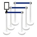 VIP Crowd Control Retractable Belt Stanchion Queue Safety Barrier Set by CrowdControlCenter