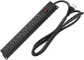 Metal Wall Mount Power Strip, Mountable Power Outlet by HHSOET