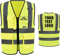A-SAFETY High Visibility Reflective Safety Vest Customize Logo by A-SAFETY