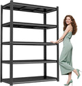 72"H Storage Shelves heavy duty 2535LBS Garage Shelving adjustable metal shel 5 by PRESTELION