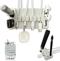 DeskBrick – Patented Non-Slip Steel-Weighted Desk Organizer & Cable Management by CordBrick