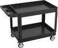 550LBS Utility Cart, 2-Tier 46x25 Inch Utility Cart by Unknown