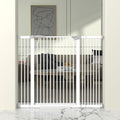 41" Extra Tall Cat Gate for Doorway, 40.6-49.1'' Metal Pet Baby Safe Gate by THEYFIRST