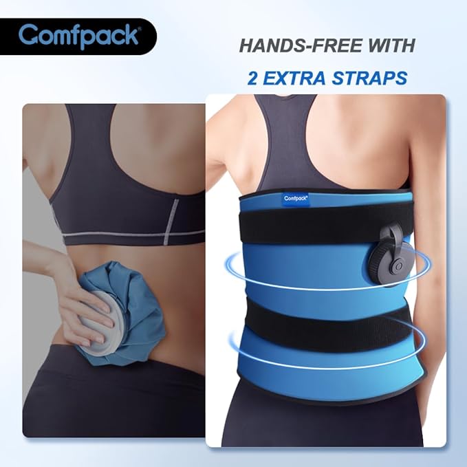 XL Refillable Ice Bag for Injuries, 21.2" x 13" Travel Ice Water Bag Physical - Image 4