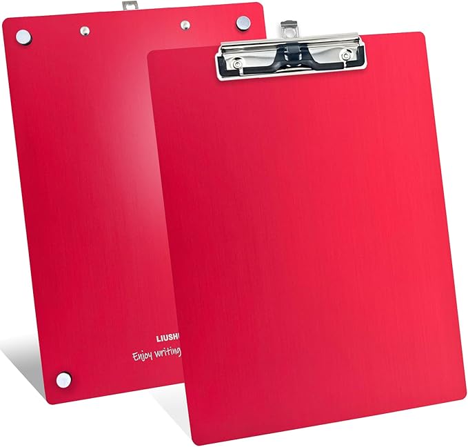 Aluminum Magnetic Clipboard A4 Metal Strong Fixed Magnet Message Clip Board - Image 7