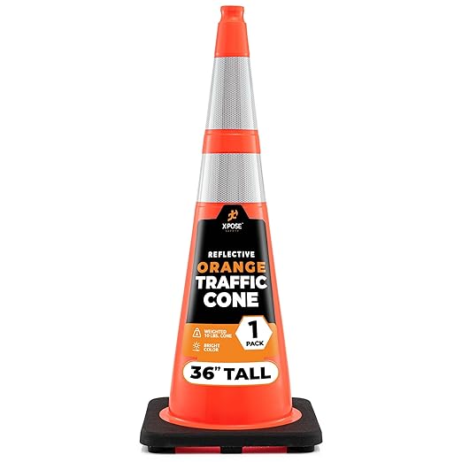 Xpose Safety 36 Inch Orange Traffic Cones by XposeSafety