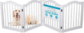 INTERNET'S BEST Arched Top Dog Gate | 4 Panel, and Porch | Portable, Extra Wide by BIRDROCKHOME