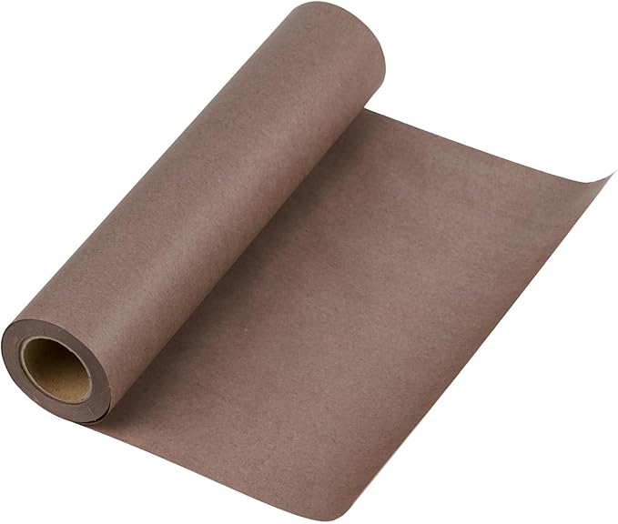RUSPEPA Chocolate Brown Kraft Paper Roll by RUSPEPA