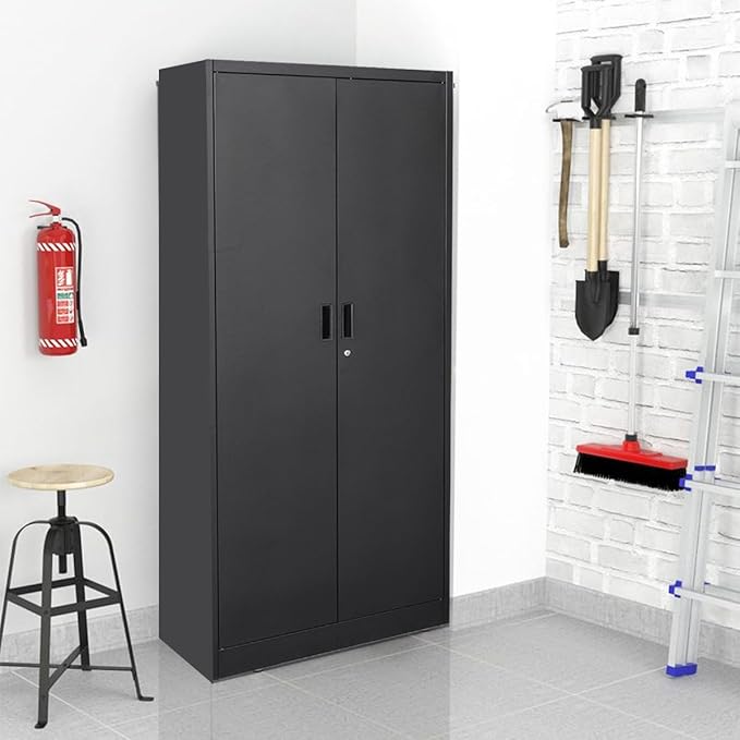 BESFUR 71" H Metal Storage Cabinet - Image 2