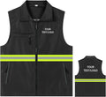 YOWESHOP Lightweight Zip-Up Safety Vest by YOWESHOP