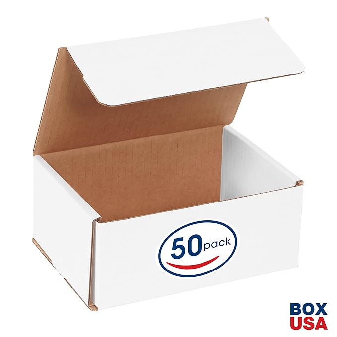Box USA Small Shipping Boxes 7" x 5" x 3", Bulk - Image 2