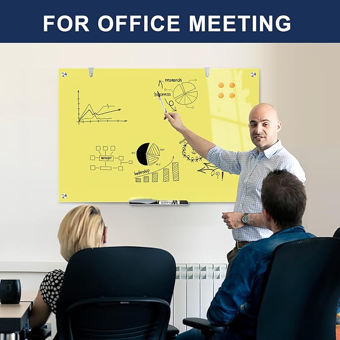 TSJ OFFICE Glass Dry-Erase Board - Image 6