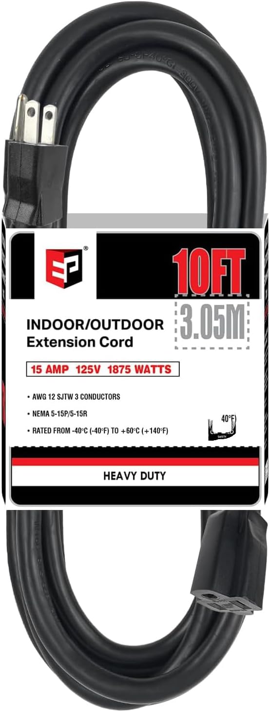 EP 10 Ft Outdoor Extension Cord by ENERGYPRO