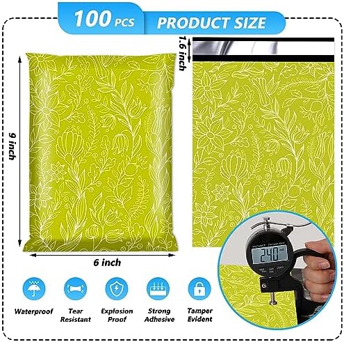 Poly Mailer 6x9 Inch 100 Pcs, Shipping Bags for Clothing - Image 2