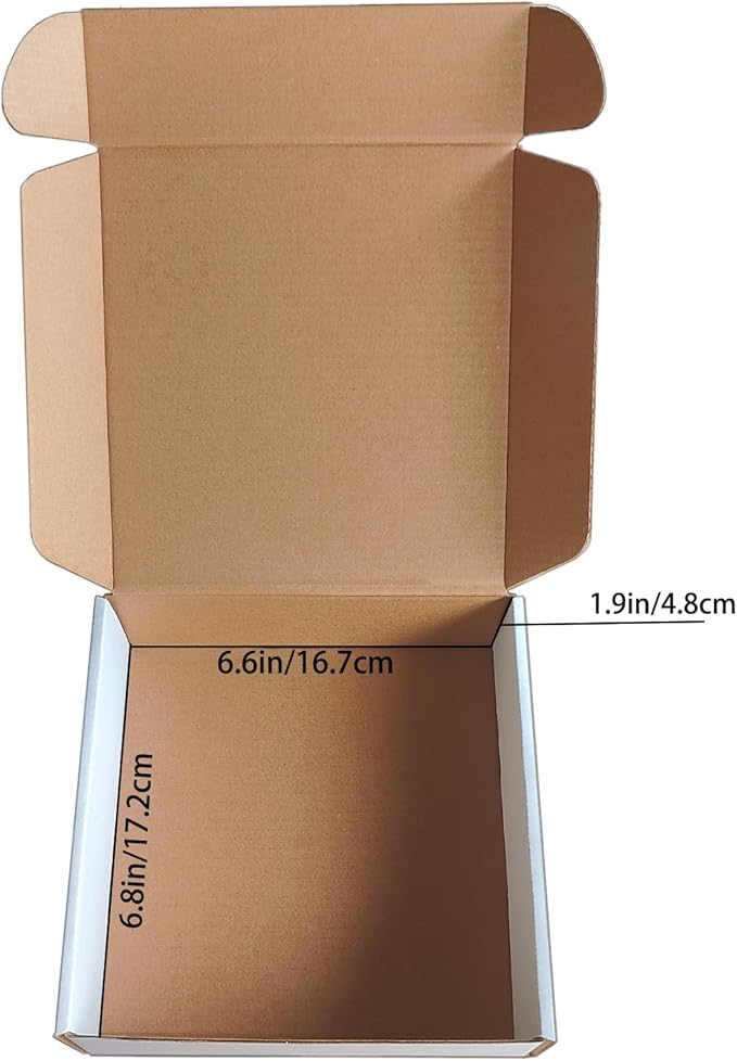 7 x7 x2 Inches Shipping Boxes Set of 25, E-Commerce Packaging Mailing Boxes - Image 8