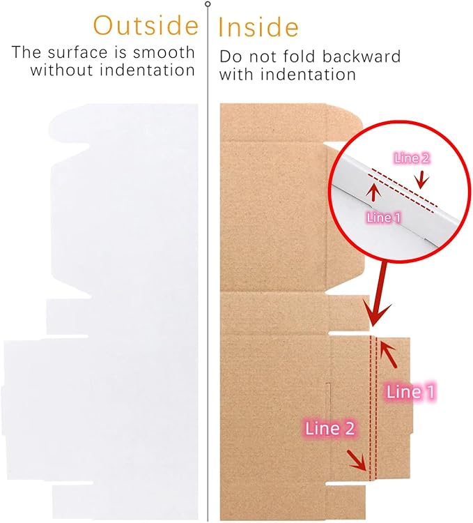 8x6x4 inches Small Shipping Boxes Set of 25 - Image 5